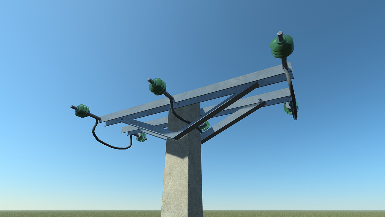 Medium Voltage Electric Poles_0